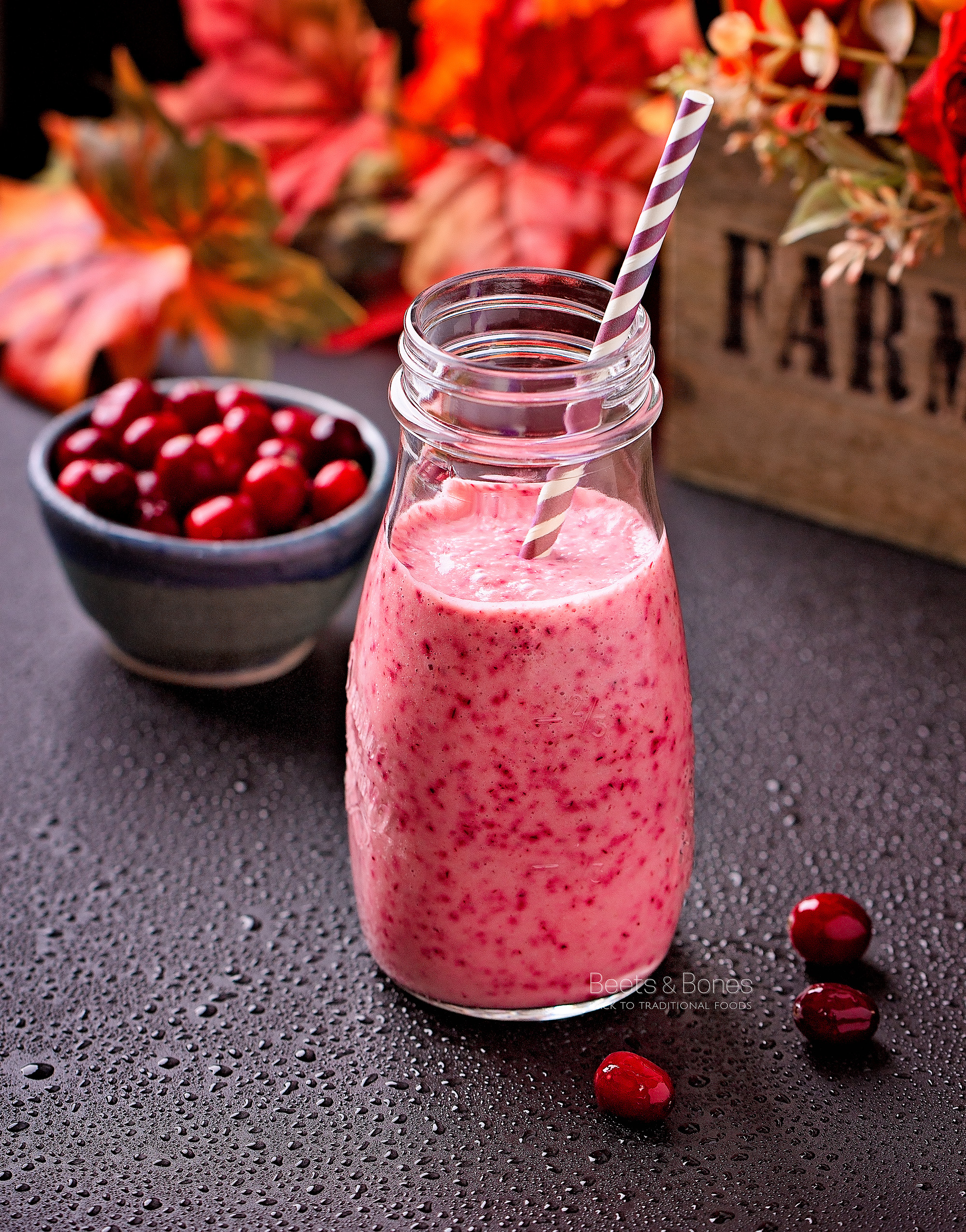 Cranberry Smoothie {with Coconut Milk} | Beets &amp; Bones